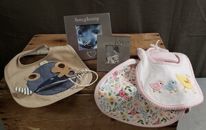 Baby Gifts-Bibs and First Books